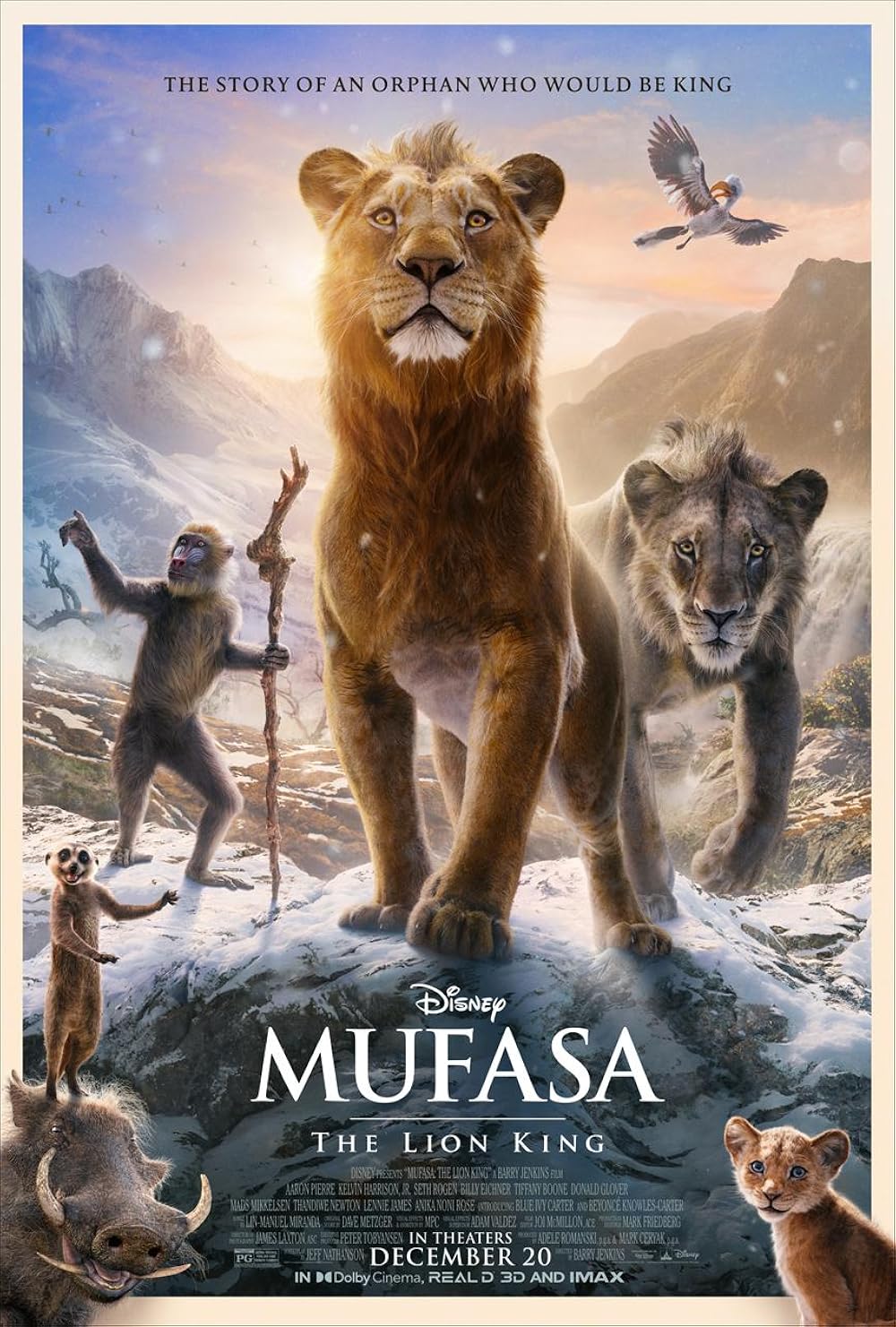 Mufasa The Lion King (2024) 720P Bluray X264 Msubs [Dual Audio][Hindi 5 1 English 5 1] -Mkvc