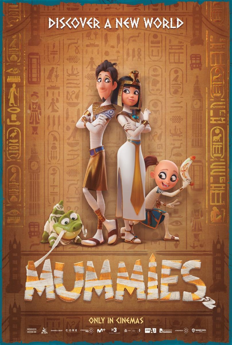 Mummies (2023) 720P Bluray X264 Esub [Dual Audio][Hindi 5 1 English 5 1] -Mkvc