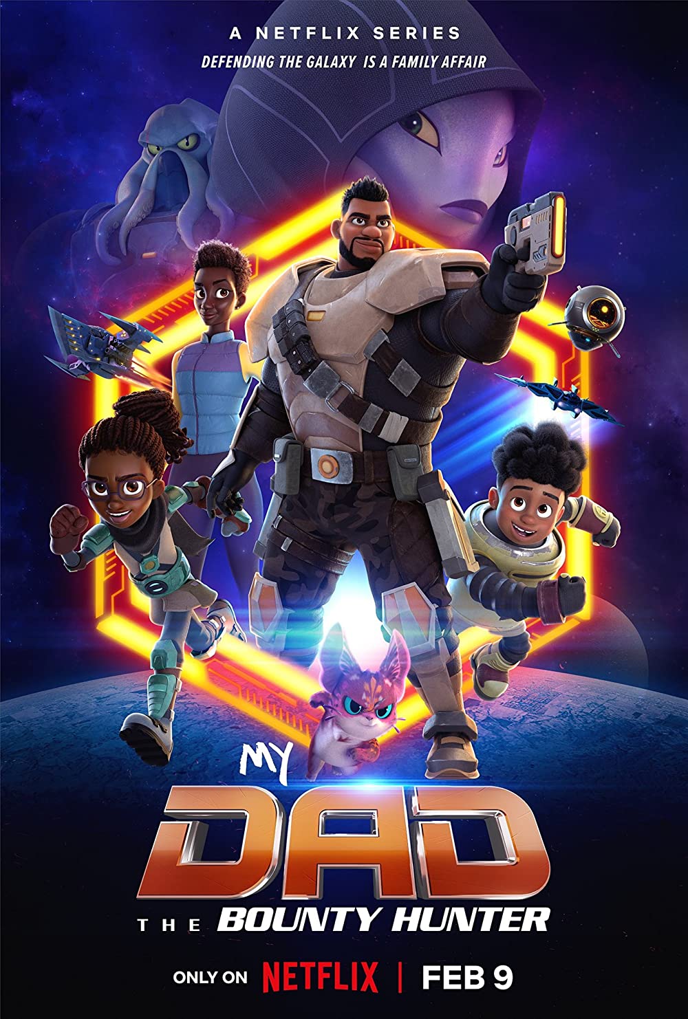 My Dad The Bounty Hunter (Tv Cartoon 2023– ) 1080P [Dual Audio]