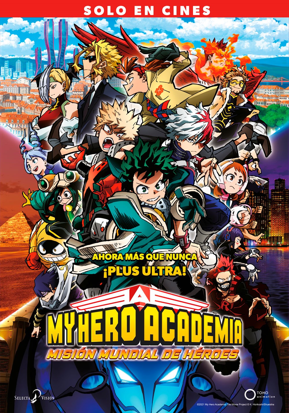 My Hero Academia World Heroes Mission (2021) 720P Bluray X264 Esub [Multi Audio][Hindi 5 1 English 5 1 Japanese 5 1] -Msmod