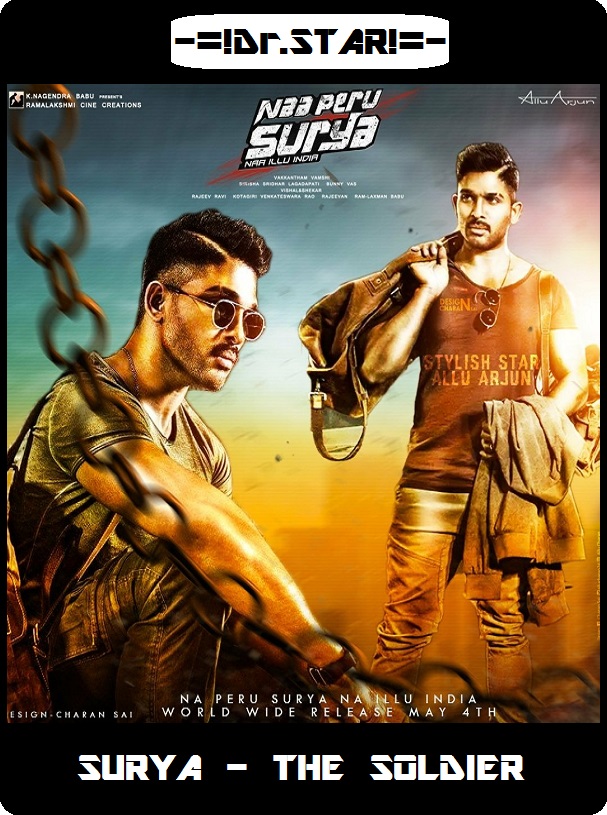 Naa Peru Surya Naa Illu India (2018) Uncut 1080P Webrip X264 Esub [Dual Audio][Hindi 5 1 Telugu 5 1] -Dmv