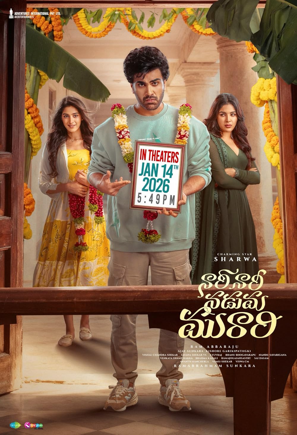 Nari Nari Naduma Murari (2026) Uncut 1080P Webrip X265 Hevc Esub [Dual Audio][Hindi 5 1 Telugu 5 1] -Hdhub