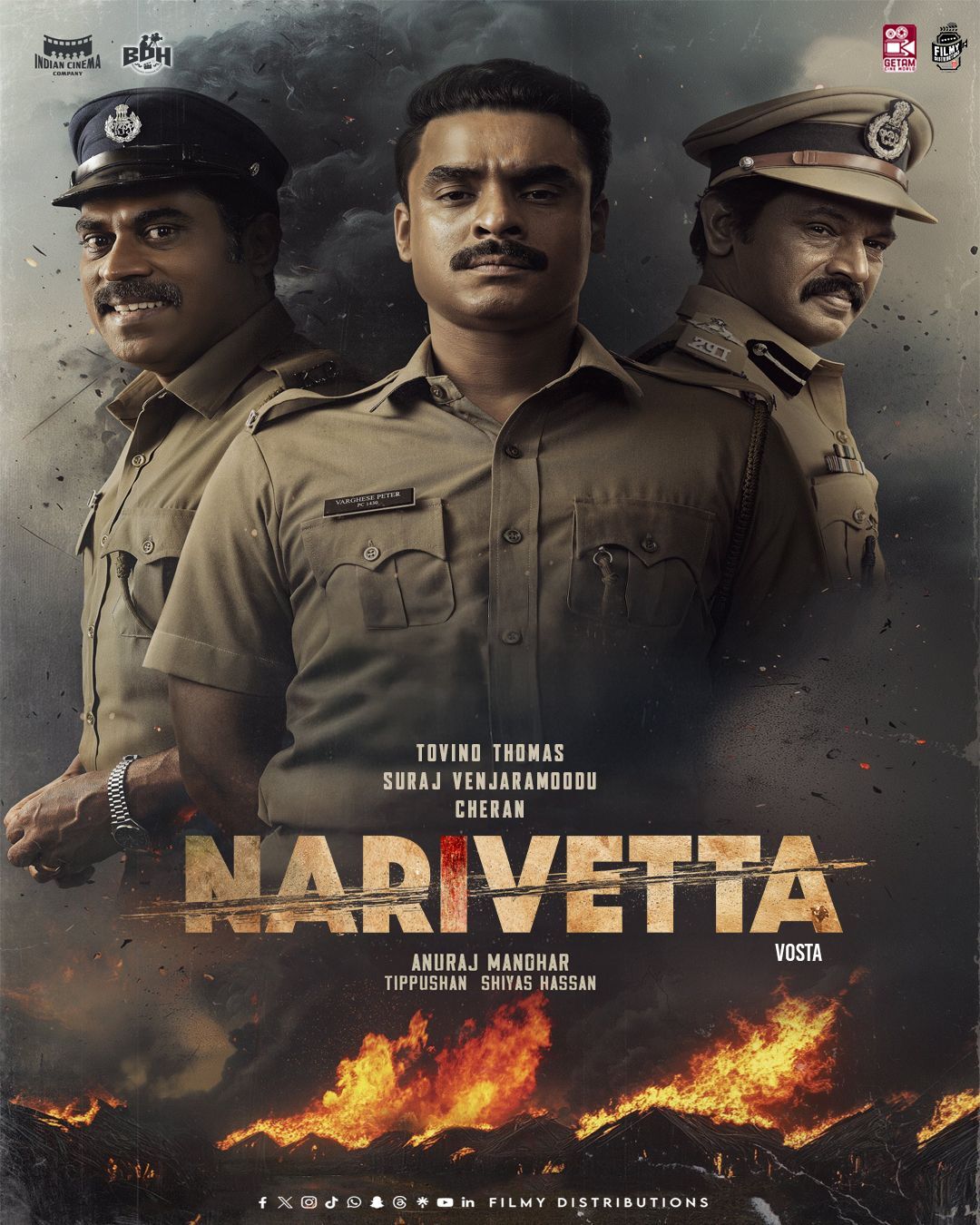 Narivetta (2025) Uncut 1080P Ds4K Webrip X265 Hevc Esub [Dual Audio][Hindi 5 1 Malayalam 5 1] -Dmv