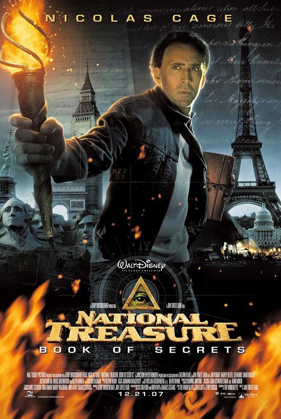 National Treasure-Book Of Secrets (2007) 1080P Bluray X265 Hevc 5 1 Esub-Pav69