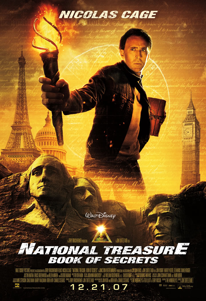 National Treasure Book Of Secrets 2007 720P Brrip X264 Yify