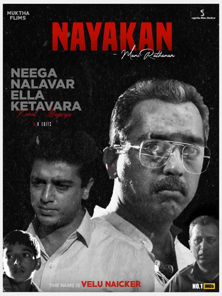 Nayakan (1987) Uncut 1080P Webrip X264 Esub [Dual Audio][Hindi 5 1 Tamil 2 0] -Mkvc