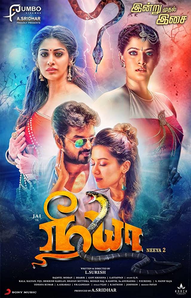 Neeya 2 (2019) Uncut 1080P Webrip X264 Esub [Dual Audio][Hindi Dd2 0 Tamil 2 0] -Dmv