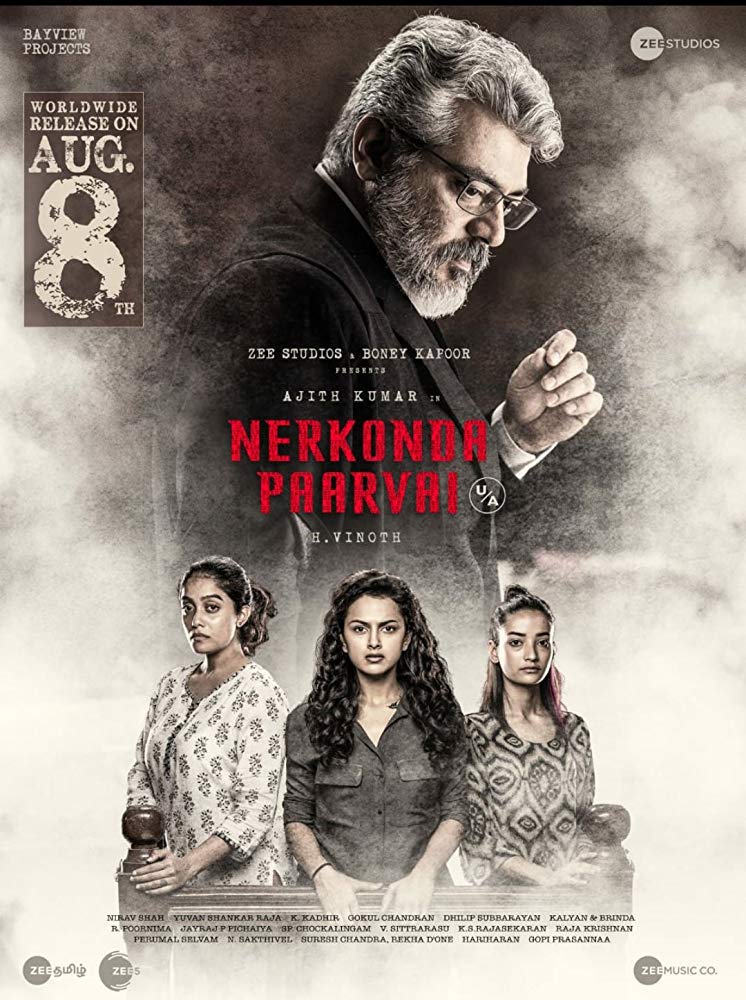 Nerkonda Paarvai (2019) Tamil Proper 720P Hdrip Ac3 5 1 X264 Esub - Movcr