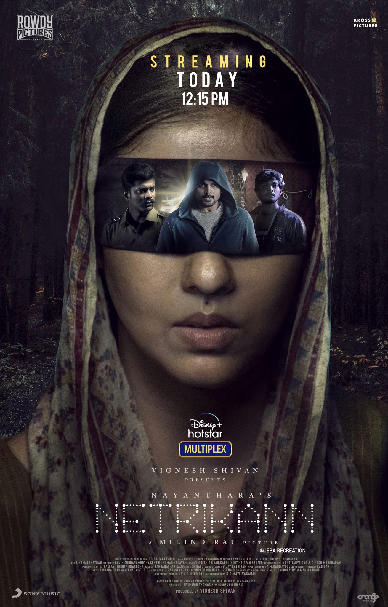 Netrikann (2021) Tamil 1080P Webrip X264 Dd5 1 Esub -1Tmv