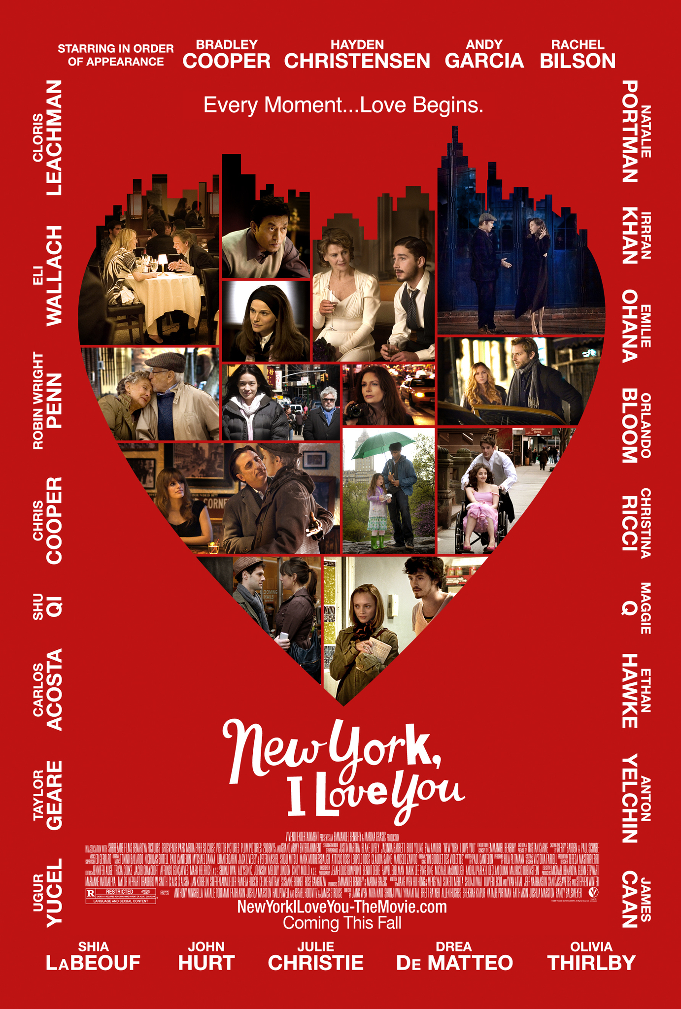 New York I Love You 2008 720P Bluray X264 Esub-Pahe