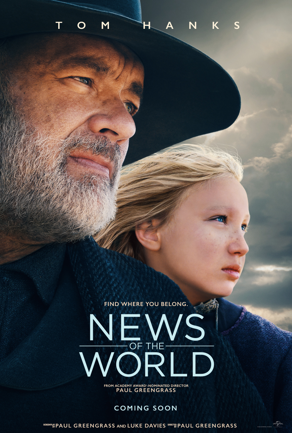 News Of The World (2020) 720P Amzn-Web X264 Esub [Dual Audio][Hindi 5 1 English 5 1] -Mkvc