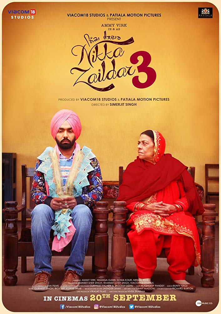 Nikka Zaildar 3 (2019) Punjabi 720P Hdrip X264 Aac Esub - Downloadhub