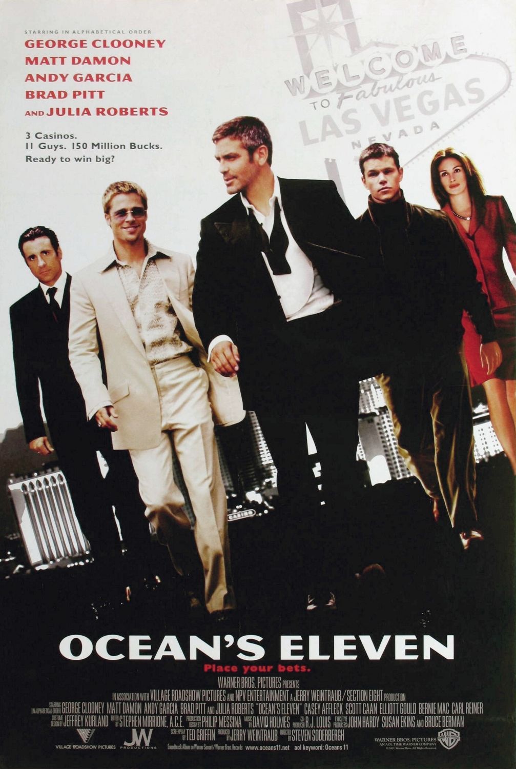 Oceans Eleven (2001) 1080P Bluray X265 Hevc Esub [Dual Audio][Hindi 2 0 English 5 1] -Msheist