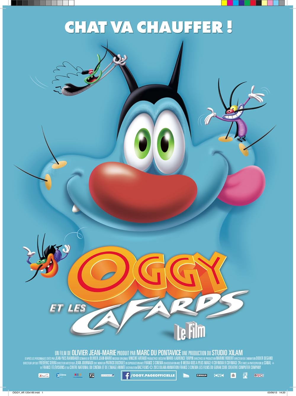 Oggy And The Cockroaches The Movie (2013) 720P Bluray X264 Esub [Multi Audio][Hindi 2 0 Multi 2 0] -Tw4All