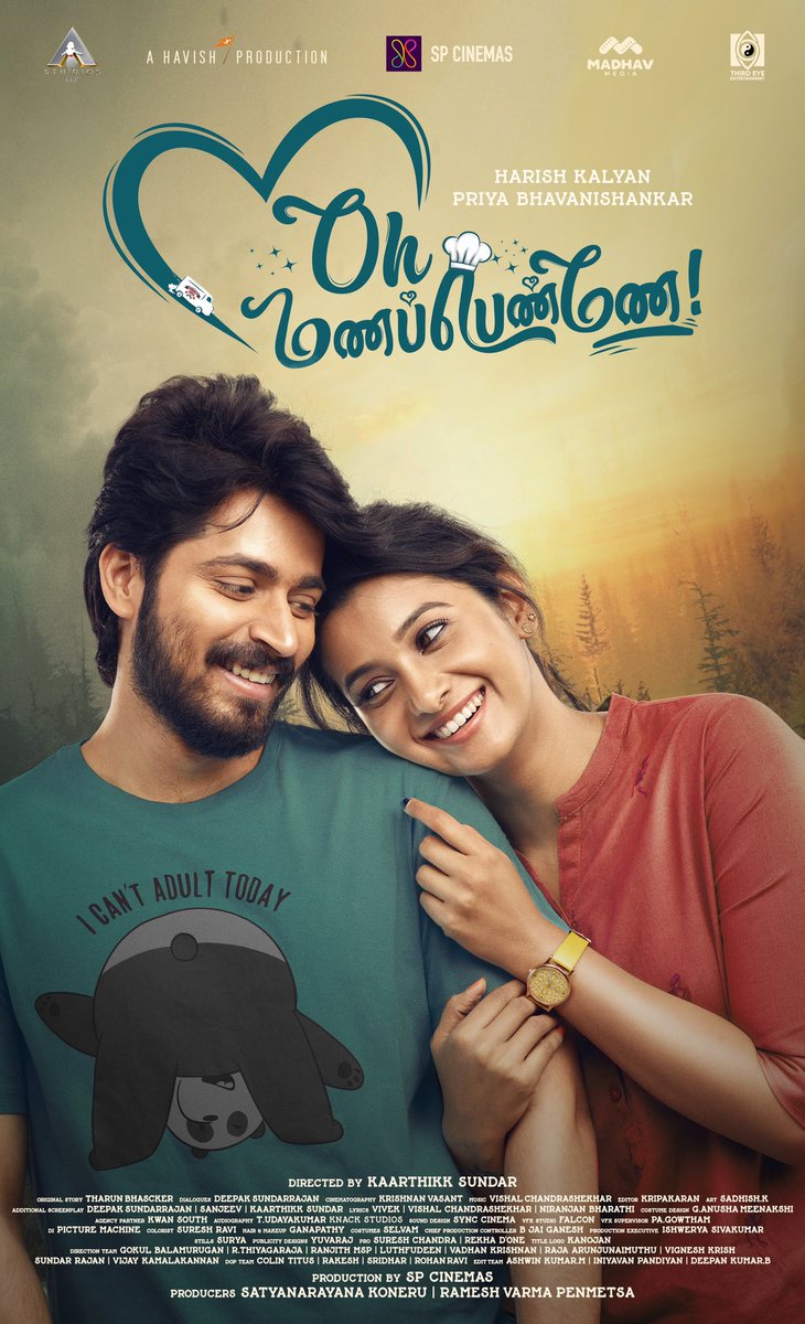 Oh Manapenne (2021) Tamil 1080P Webrip X265 Hevc 10Bit Dd5 1 Esub -1Tmv