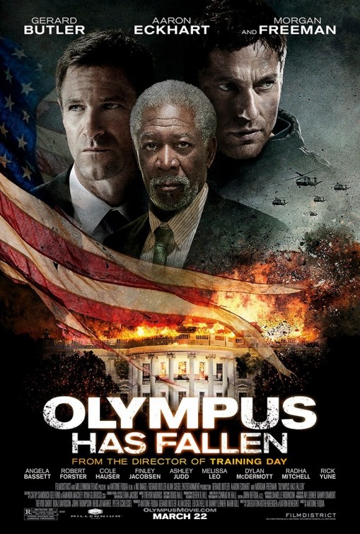 Olympus Has Fallen (2013) 720P Bluray X264 Esub [Dual Audio][Hindi 5 1 English 5 1] -Mkvc