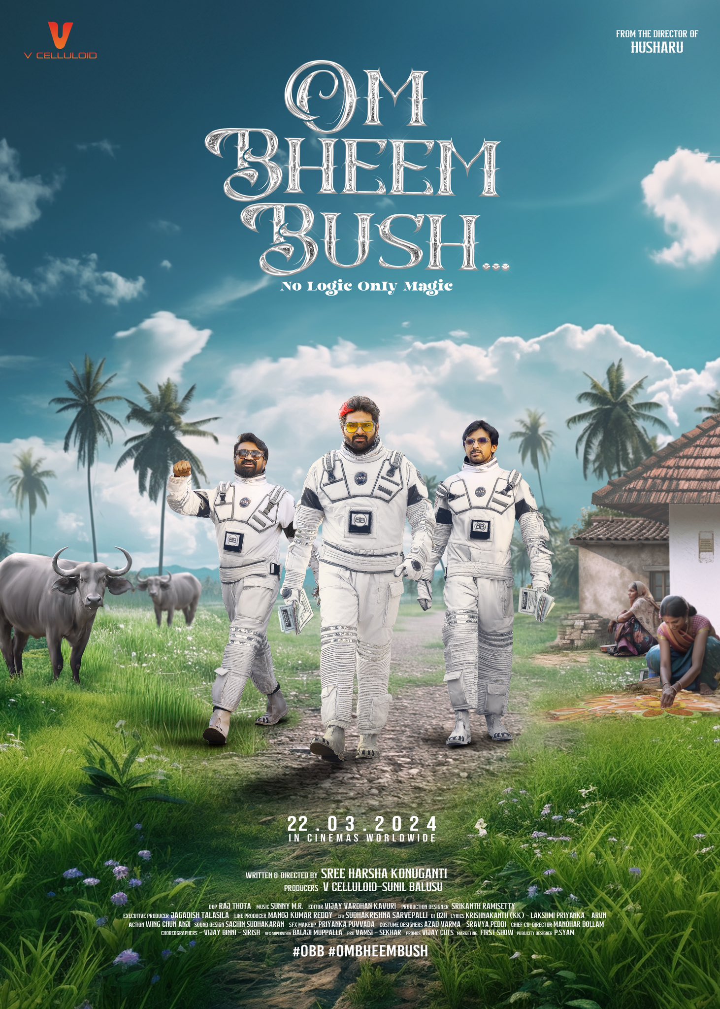 Om Bheem Bush (2024) Telugu 1080P Webrip X265 Hevc 10Bit Dd5 1 Esub -5Mrulz