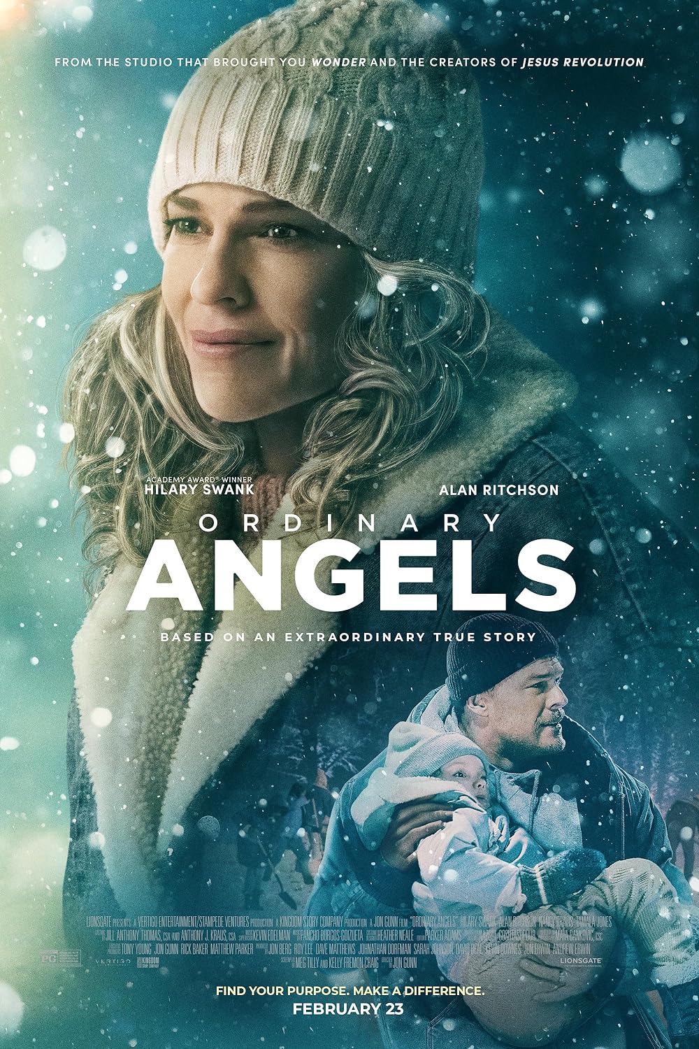 Ordinary Angels (2024) 1080P Bluray X265 Hevc Esub [Dual Audio][Hindi 5 1 English 5 1] -Mkvc