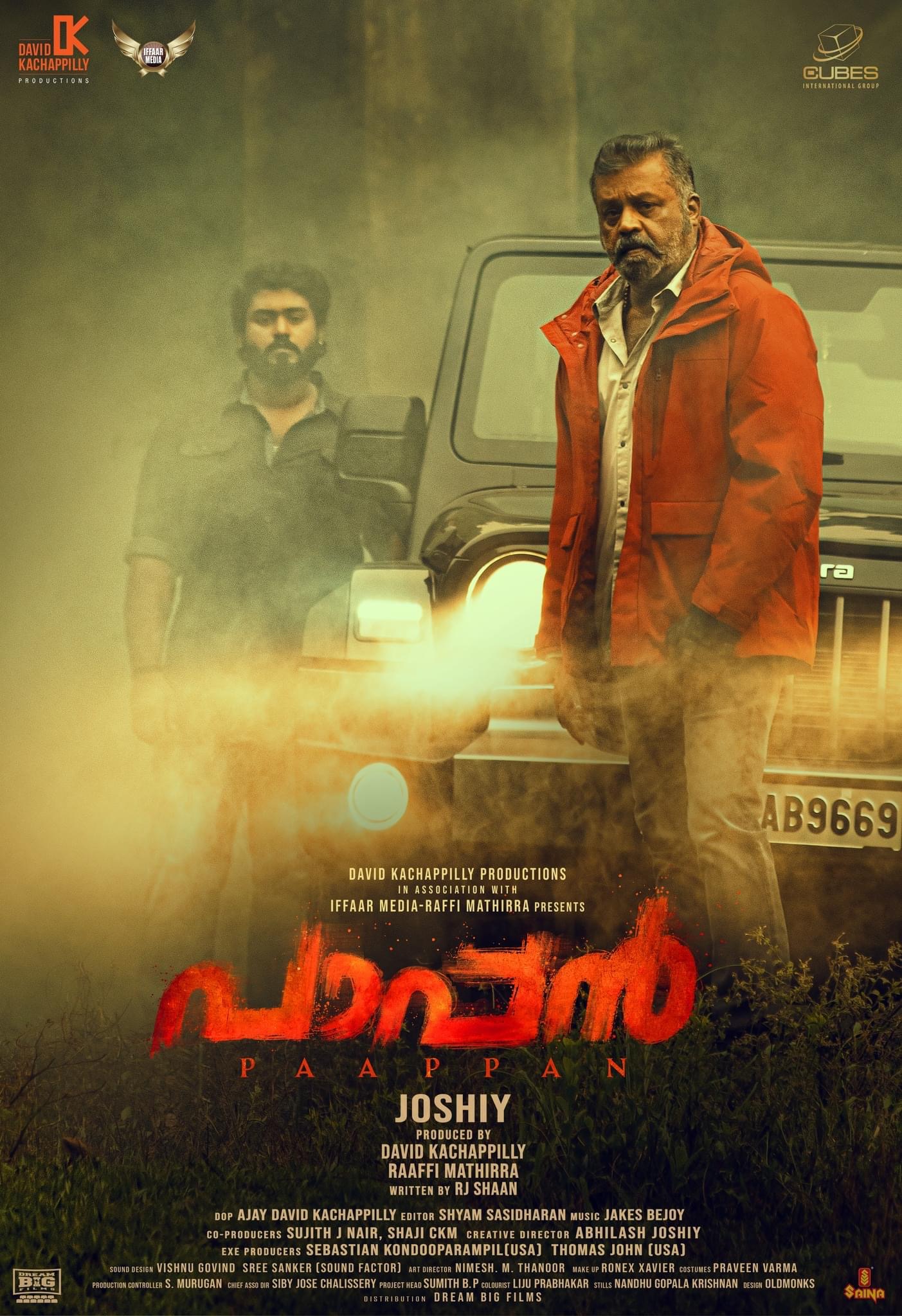 Paappan (2022) Uncut 720P Webrip X264 Esub [Dual Audio][Hindi 2 0 Malayalam 2 0] -Dmv