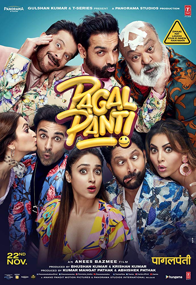 Pagalpanti (2019) Hindi 1080P Webrip X264 Dd5 1 Esub - Mkvcinemas