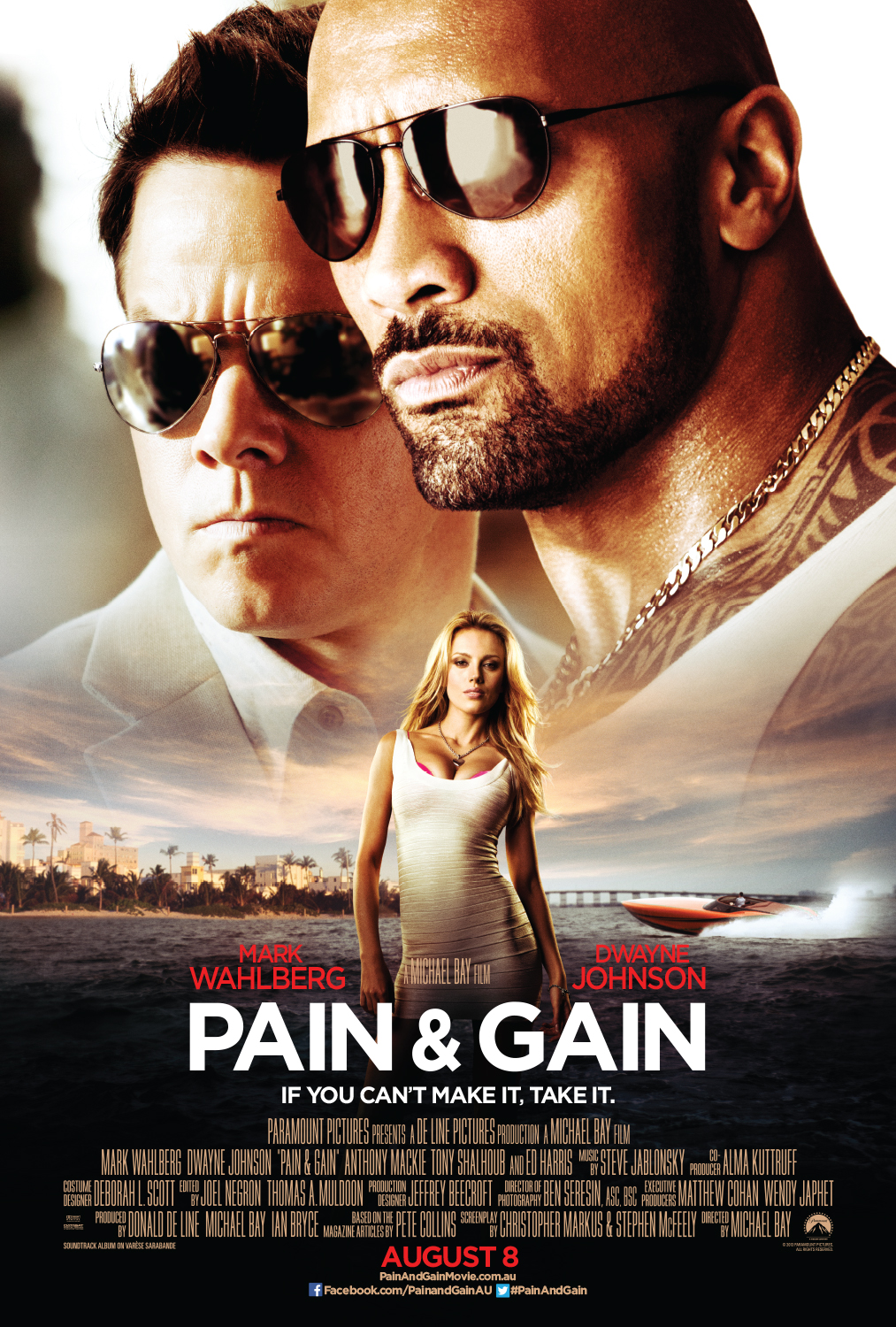 Pain And Gain (2013) 720P Bluray X264 Esub [Dual Audio][Hindi 5 1 English 5 1] -Mkvc