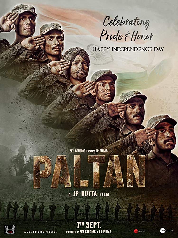 Paltan (2018) Hindi 720P Amzn Webrip X264 Aac 2 0 Esub - Mkvcinemas