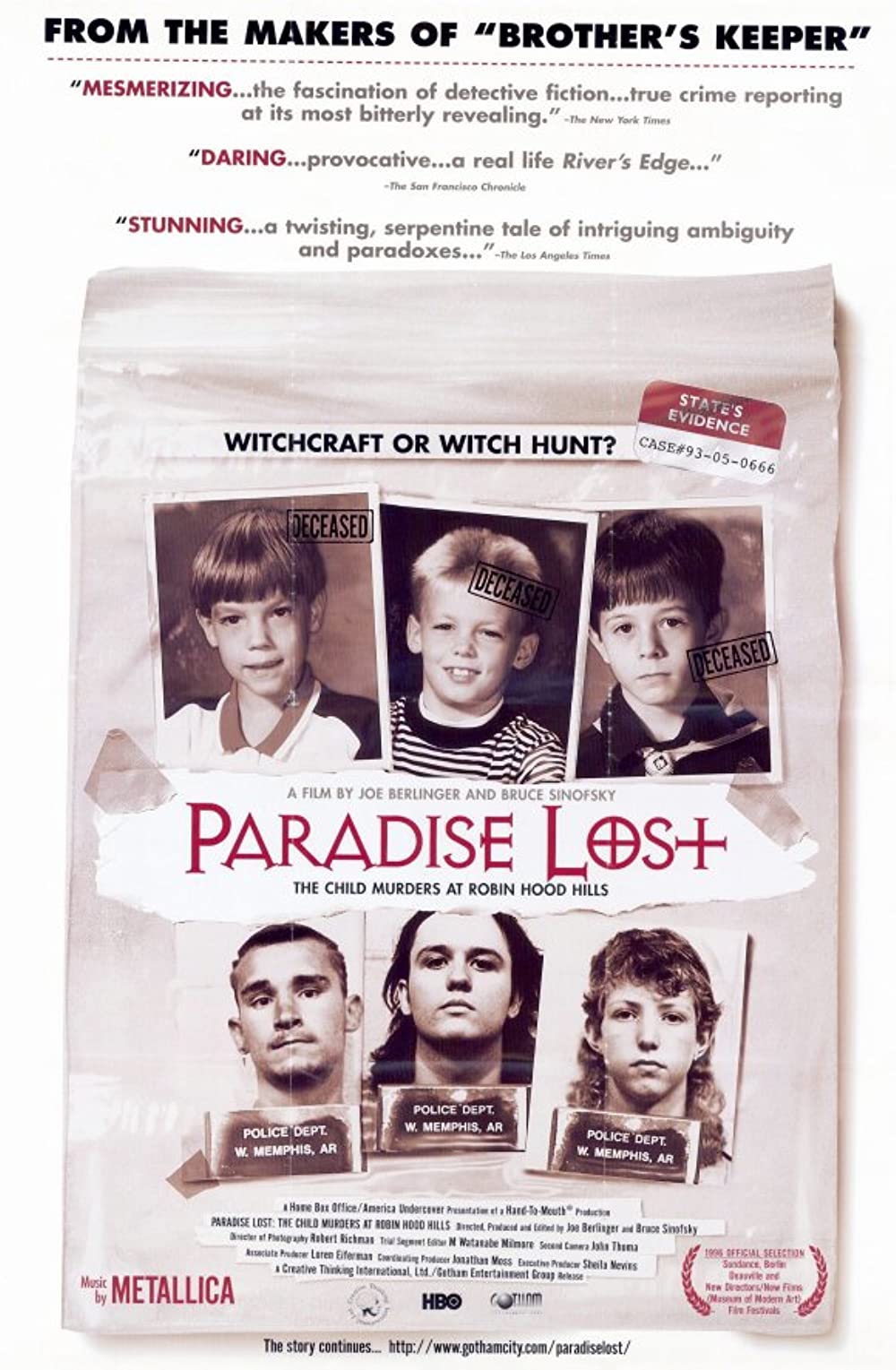 Paradise Lost The Child Murders At Robin Hood Hills 1996 1080P Webrip X265-Rarbg