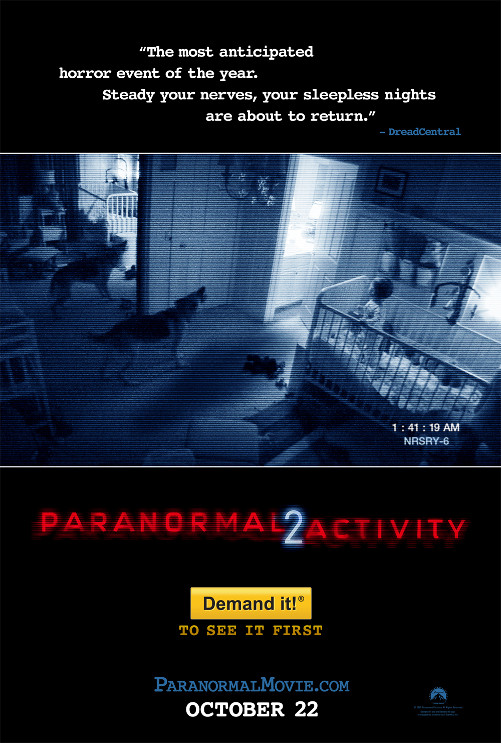 Paranormal Activity 2 (2010) Unrated 1080P Bluray X265 Hevc Esub [Dual Audio][Hindi 5 1 English 5 1] -Msmod