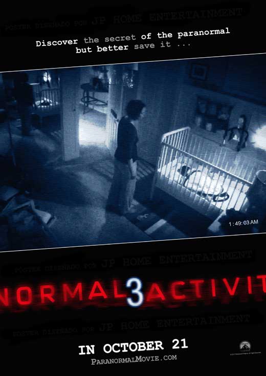 Paranormal Activity 3 (2011) 720P Bluray X264 Esub [Dual Audio][Hindi 5 1 English 5 1] -Mkvc