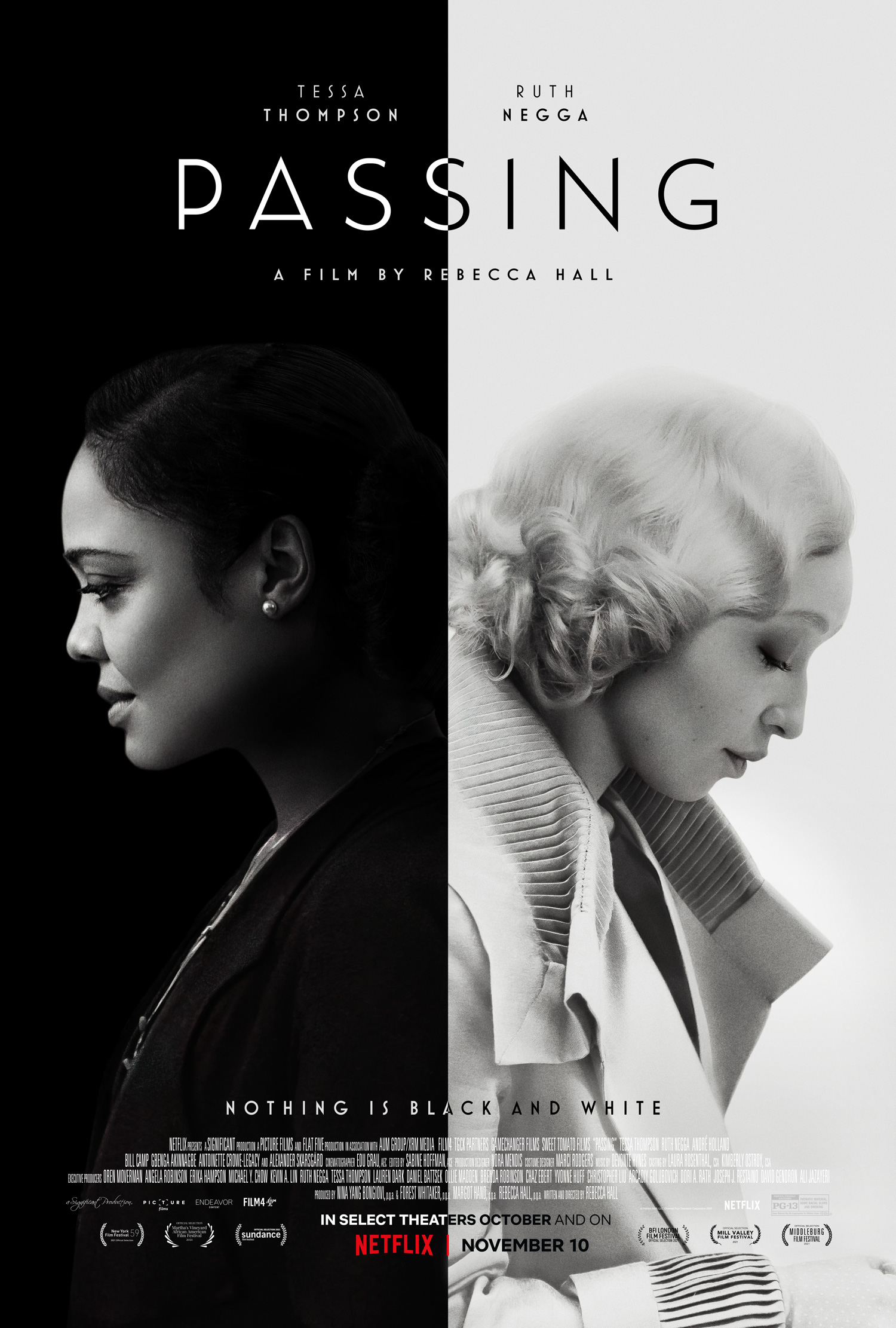 Passing (2021) 720P Nf-Web X264 Msubs [Dual Audio][Hindi 5 1 English 5 1] -Mkvc