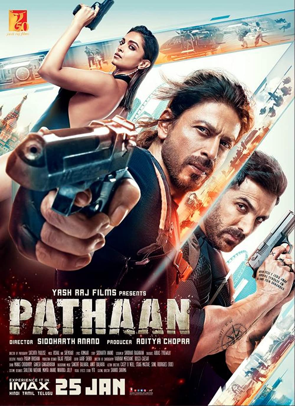Pathaan (2023) Hindi 1080P Amzn Webrip X265 Hevc 10Bit Dd5 1 Msubs - Mkvcinemas