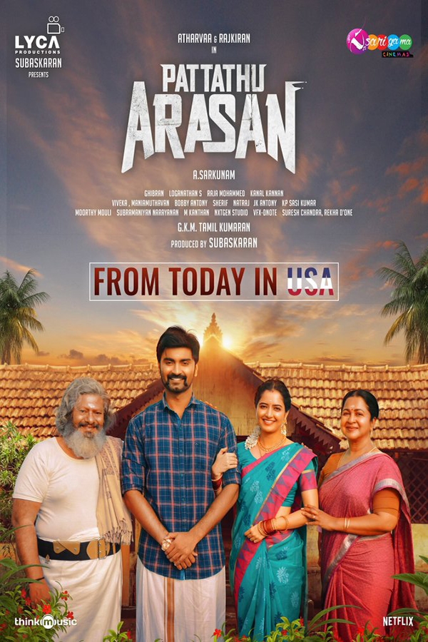 Pattathu Arasan (2022) Uncut 720P Nf Webrip X264 Esub [Dual Audio][Hindi 2 0 Tamil 5 1] -Mkvc