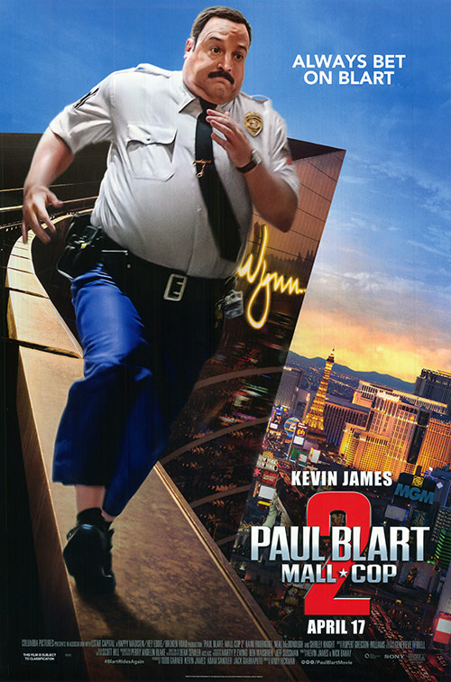 Paul Blart Mall Cop 2 (2015) 720P Bluray X264 Esub [Dual Audio][Hindi 5 1 English 5 1] -Mkvc