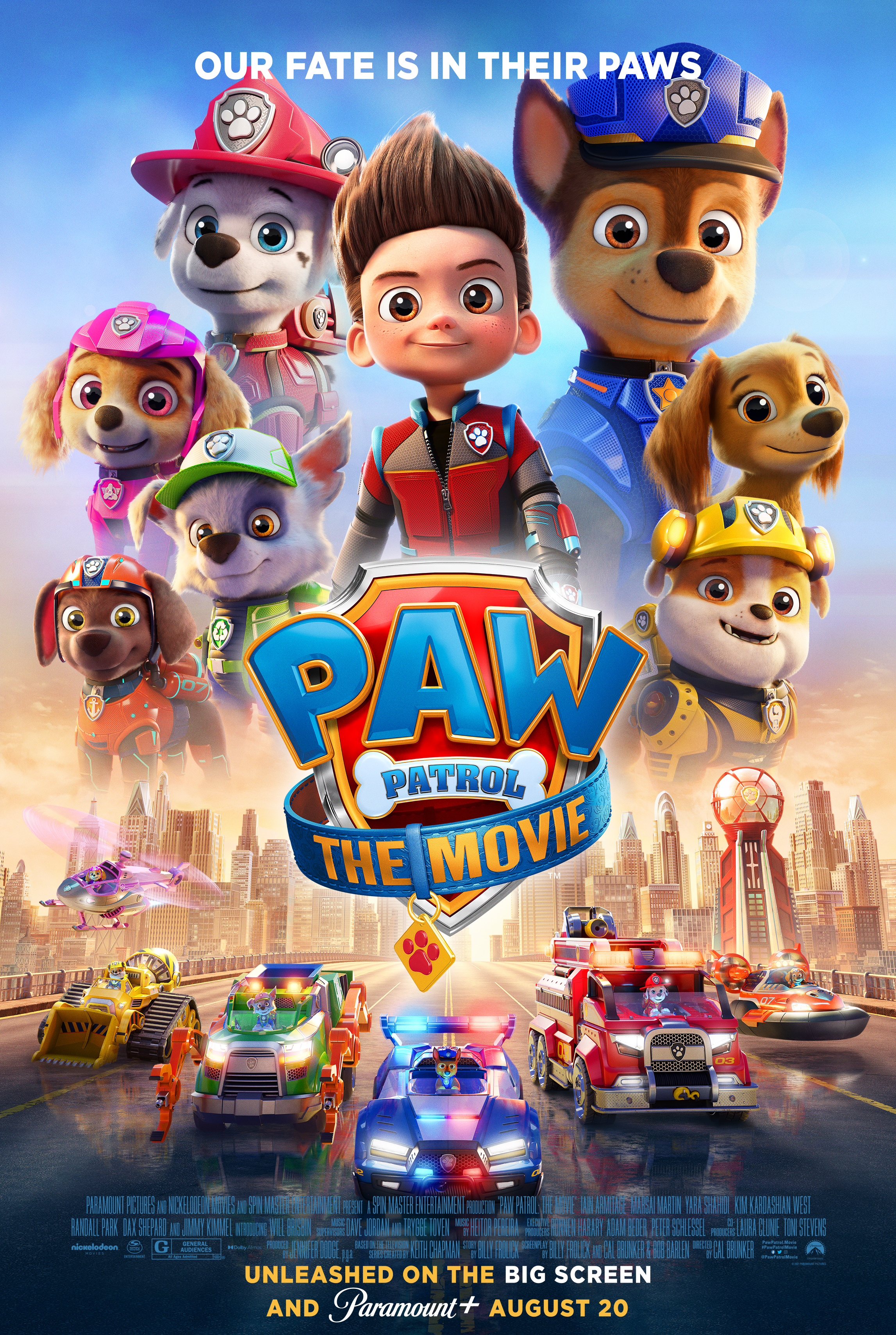 Paw Patrol The Movie (2021) 720P Bluray X264 Esub [Dual Audio][Hindi 5 1 English 5 1] -Msmod