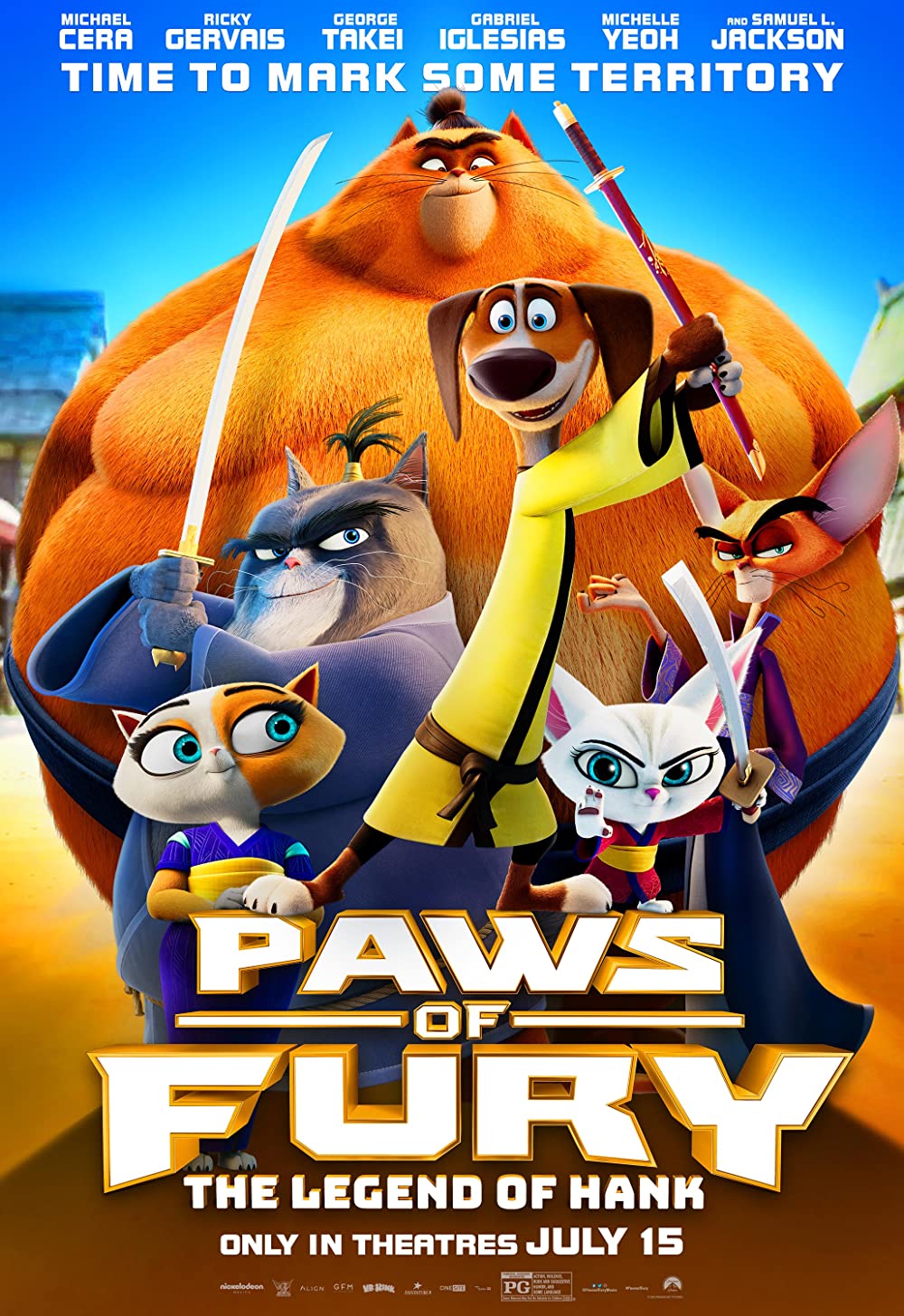 Paws Of Fury The Legend Of Hank (2022) 720P Bluray X264 Esub [Dual Audio][Hindi 5 1 English 5 1] -Mkvc