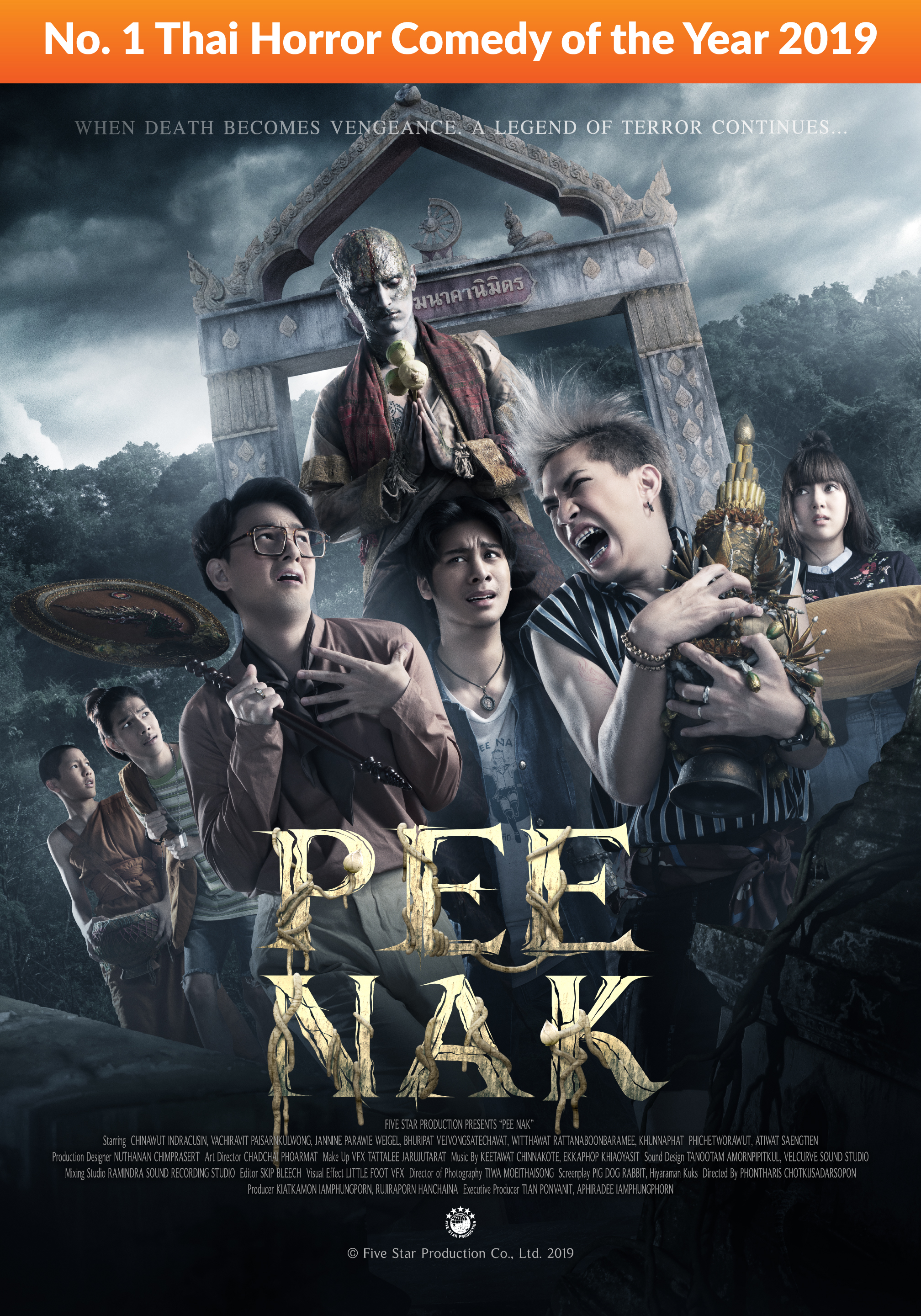 Pee Nak 2019 Thai 720P Nf Web-Dl X264 Esub-Pahe