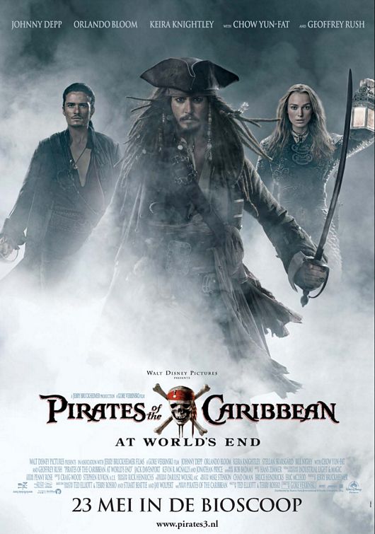 Pirates Of The Caribbean 3 (2007) 720P Bluray X264 Esub [Dual Audio][Hindi 5 1 English 5 1] - Mkvc