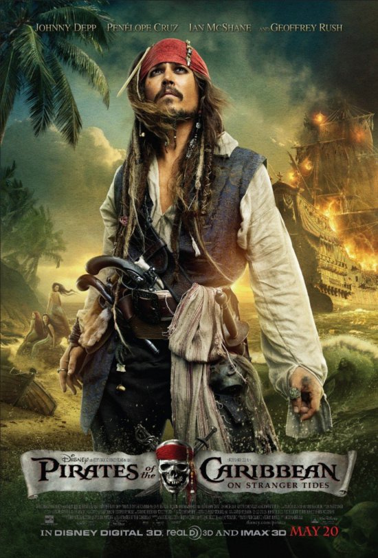 Pirates Of The Caribbean 4 (2011) 720P Bluray X264 Esub [Dual Audio][Hindi 5 1 English 5 1] - Mkvc