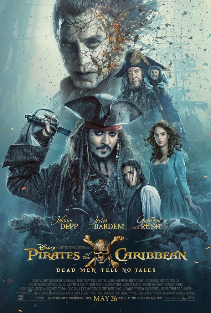 Pirates Of The Caribbean 5 (2017) 720P Bluray X264 Esub [Dual Audio][Hindi 5 1 English 5 1] - Mkvc