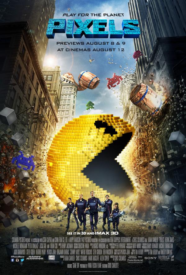 Pixels (2015) 720P Bluray X264 Esub [Dual Audio][Hindi 2 0 English 5 1] -Msflix