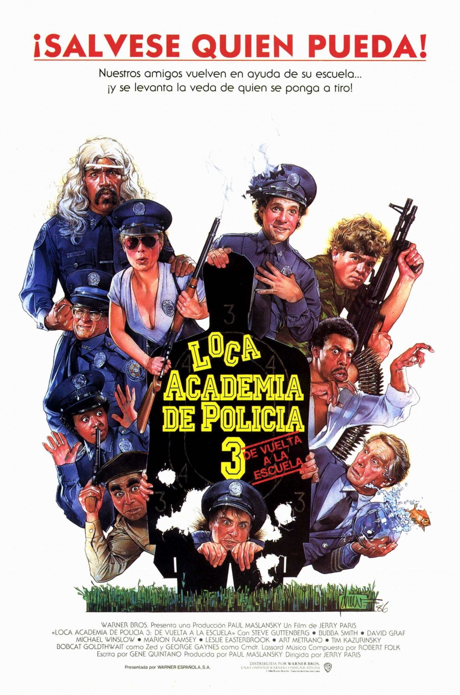 Police Academy 3 1986 Back In Training