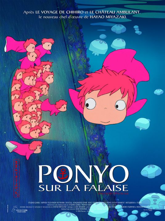 Ponyo (2008) 720P Bluray X264 Esub [Dual Audio][Hindi 5 1 Japanese 5 1] -Mkvc