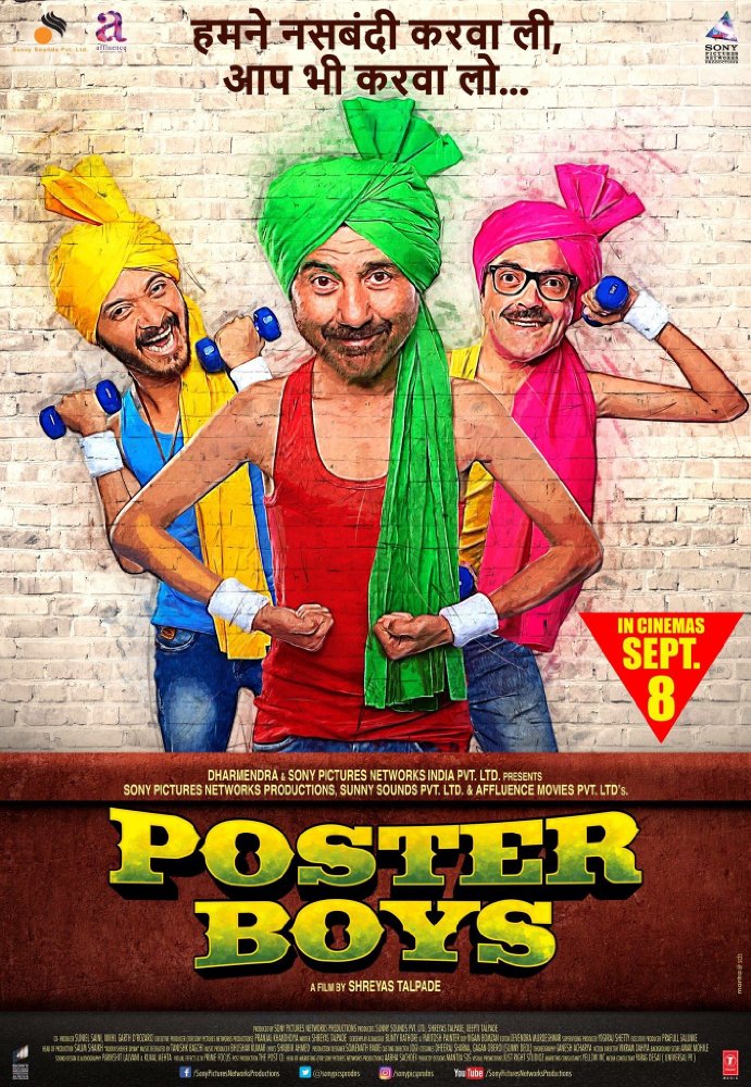 Poster Boys 2017 Webrip 1080P Hindi Dd 5 1 X264 Esub - Mkvcinemas
