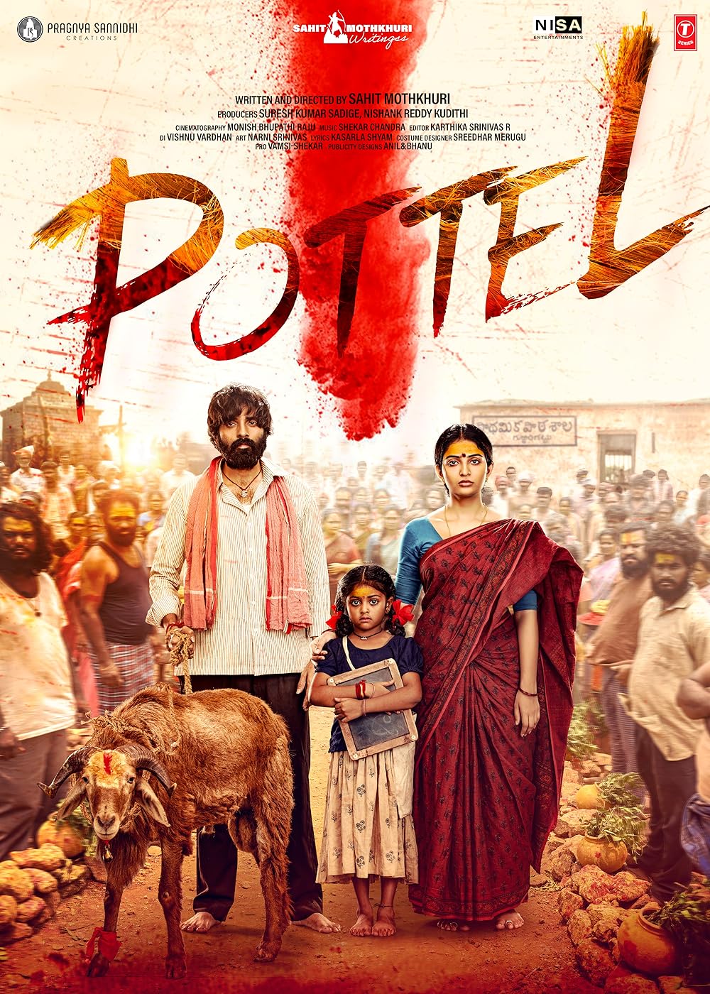 Pottel (2024) Uncut 1080P Webrip X264 Esub [Dual Audio][Hindi 5 1 Telugu 5 1] -Dmv