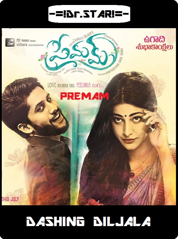 Premam (2016) Uncut 1080P Webrip X264 Esub [Dual Audio][Hindi 5 1 Telugu 5 1] -Dmv