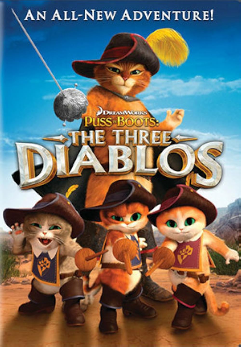 Puss In Boots The Three Diablos (2012) 720P Bluray X264 Esub-Pahe