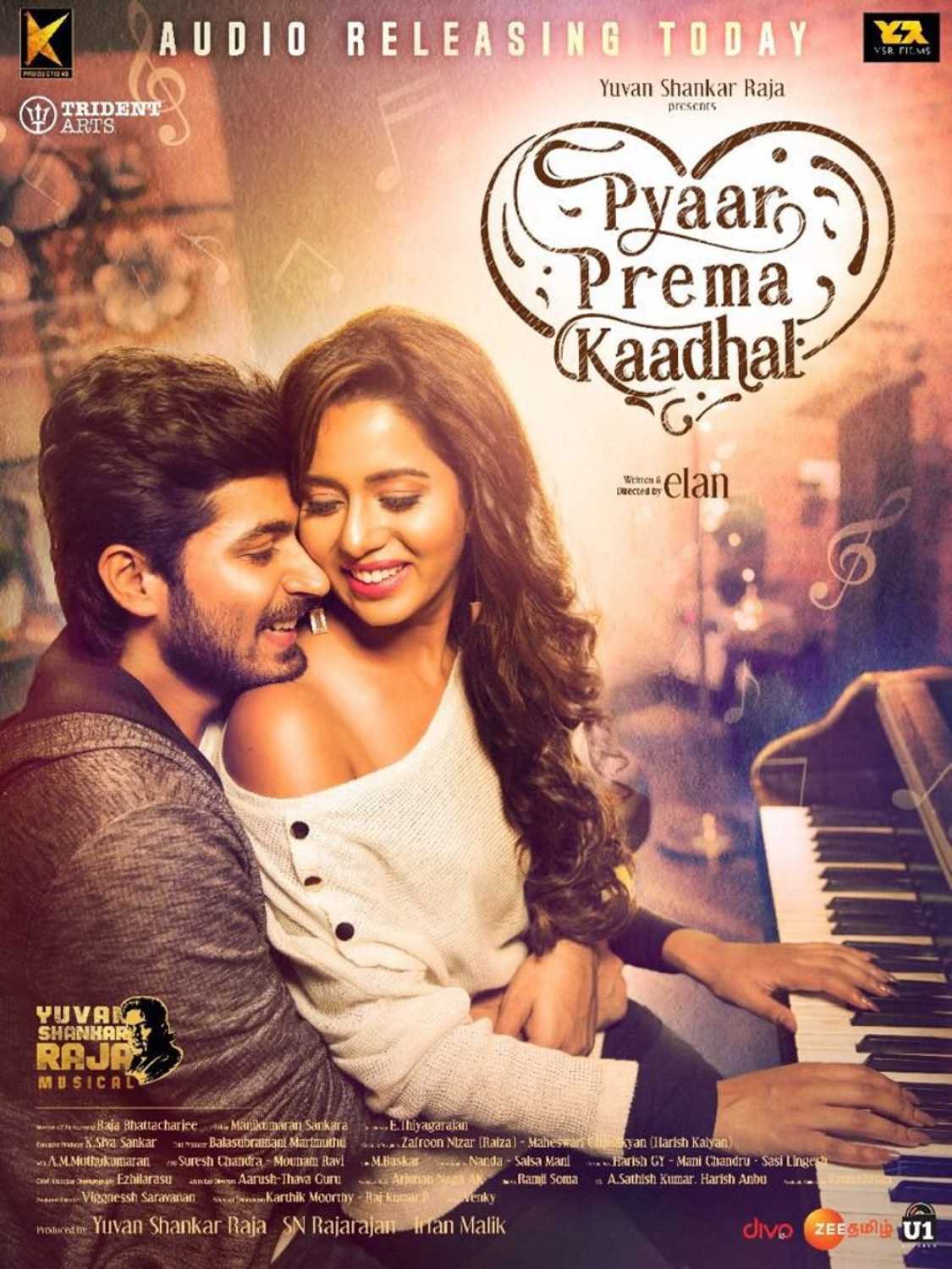 Pyaar Prema Kaadhal (2018) Uncut 1080P Zee5 Webrip X264 Esub [Dual Audio][Hindi 2 0 Tamil 2 0] -Mkvc