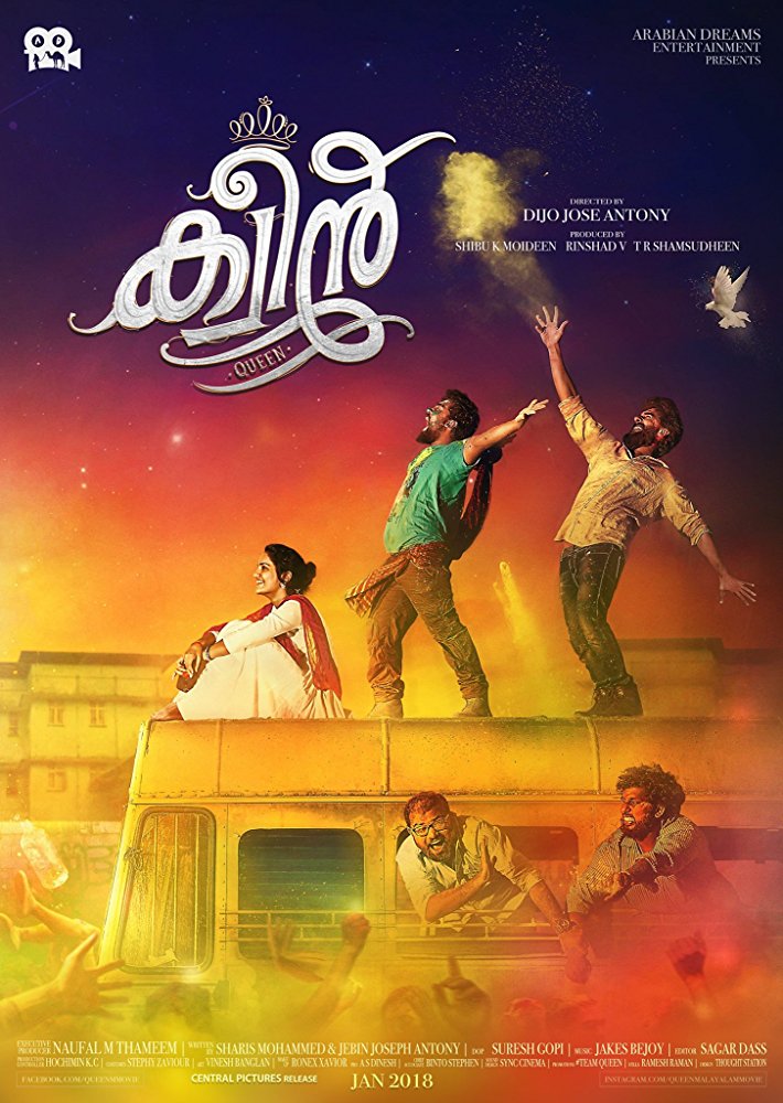 Queen (2018) Malayalam Original Dvdrip - 720P - X264 - Ac3 5 1 - 1 3Gb - Esub