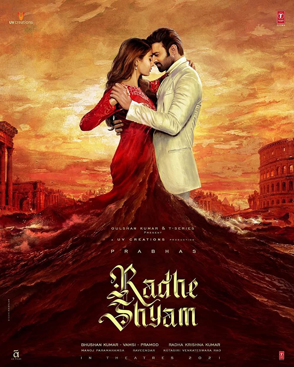 Radhe Shyam (2022) Hindi Dubbed 1080P Nf Webrip X264 Dd5 1 Msubs -Dmv