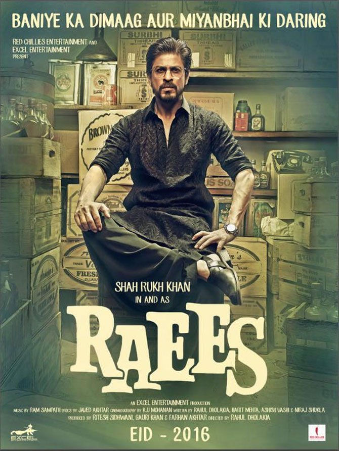 Raees (2017) Hindi 1080P Bluray X264 Dd5 1 Esub - Mkvcinemas